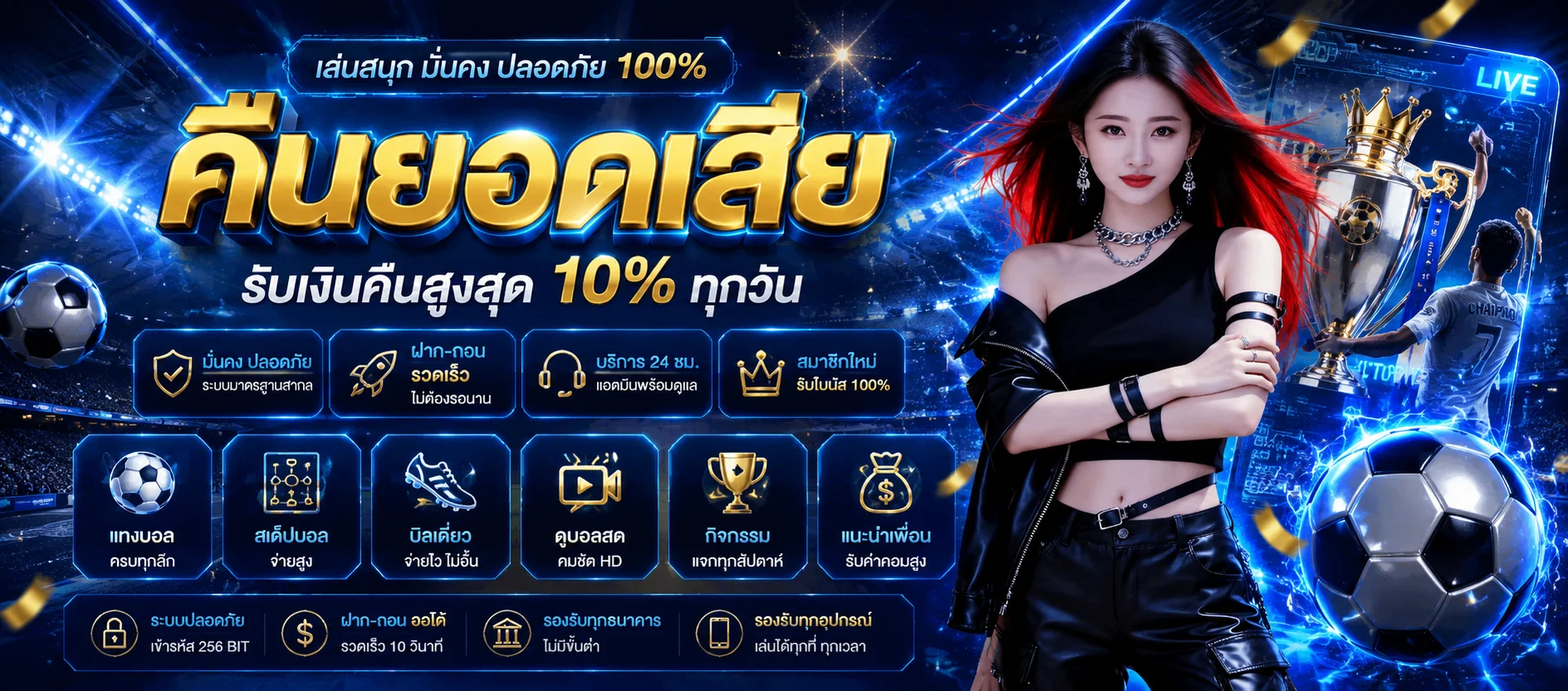 รวมโลโก้ค่ายเกมสล็อตและคาสิโนที่มีบน AMBVVIP เว็บตรง